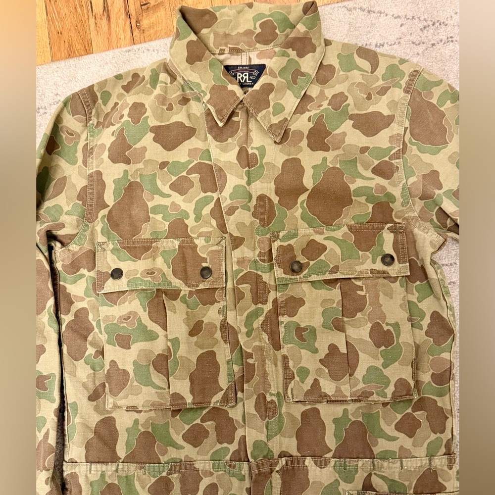 RRL Ralph Lauren Camouflage Jumpsuit for men’s Size -S - Picture 13 of 13